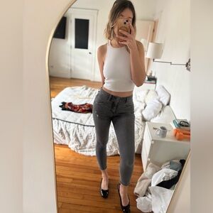 Women's High-Rise Skinny Jeans - Universal Thread™ Black Gray Wash 4/27R